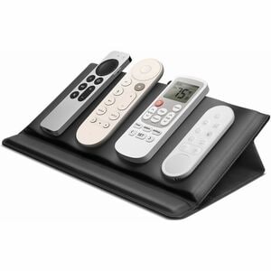 Spigen Remote Control Remote Control Holder - 72.4 mm x 267 mm x 197.4 mm x - PU Leather - Black - Scratch Protection, Sec