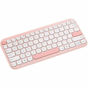 Asus Marshmallow KW100-RC-CP Keyboard - Wireless Connectivity - Rose Clay - Scissors Keyswitch - Bluetooth - 5 - 10 m (393