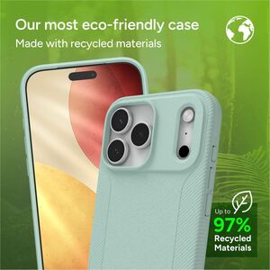 ZAGG Luxe Snap Case for Apple iPhone 17 Pro Max Smartphone - Textured - Serene Mint - Drop Resistant, Impact Resistant, Sc