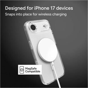 ZAGG Crystal Palace Snap Case for Apple iPhone 17 Air Smartphone - Textured Edges - Transparent - Drop Resistant, Yellowin