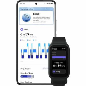 Xiaomi Smart Band 9 Active Banda inteligente - Preto Body Color - Preto Band Color - Poliuretano termoplástico (TPU) Band 