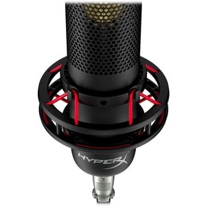 HyperX Condenser Microphone - Black - Cardioid - Shock Mount, Boom Mountable, Stand Mountable - 3-Pin XLR