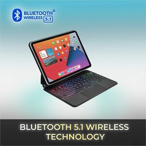 Adesso Bluetooth Keyboard for iPad Pro 11 inch and iPad Pro 10.9 inch M4 Generation - Aluminum Body