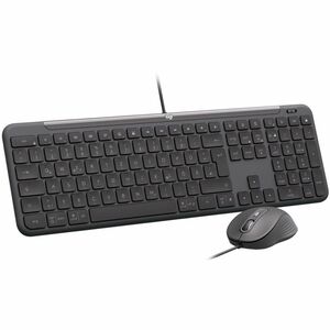 Logitech Signature Slim MK620 Keyboard & Mouse - QWERTY - German - USB Type C Scissors Cable Keyboard - Keyboard/Keypad Co