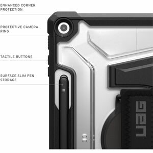 Plasma Microsoft Surface Pro 1st Edition 12" Case - Ice/Black - Impact Resistant, Shock Resistant, Drop Resistant, Shock A