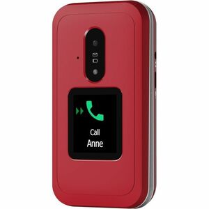 Doro Leva E30 Feature Phone - Flexibler faltbarer Bildschirm - 4G - Weiß, Rot - Flip - kein SIM-Lock