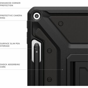 Urban Armor Gear Metropolis SE Rugged Case for Microsoft Surface Pro Tablet - Black - Impact Resistant, Drop Resistant, Sh