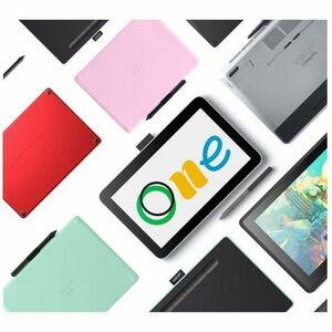 Wacom One Graphics Tablet - Wired/Wireless - Black, White - Bluetooth - Pen - 1 x USB