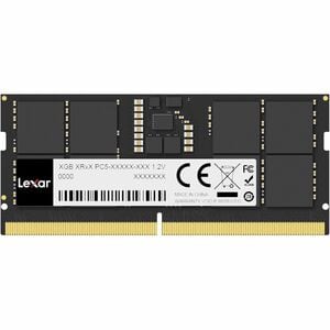 Module mémoire pour notebook Lexar SODIMM RAM DDR5 8Go, 5600 MT/s, 262 broches - ECC sur matrice - 262-broches - SoDIMM - 