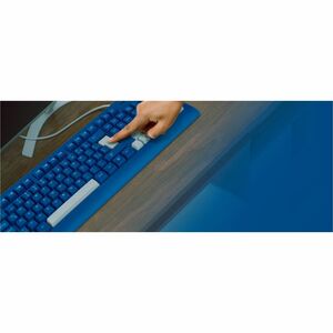Teclado Slim Getttch 8m Pulsaciones Usb Con Reposamanos Azu