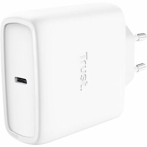 Adattatore CA Trust Maxo - 65 W - Adattatore universale - 1 USB Type-C - Per Smartphone, Computer portatile, Tablet PC - E