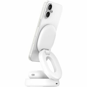 Belkin BoostCharge Induktionsladegerät - Weiß - für Qi2-fähiges Gerät - Magnetisch
