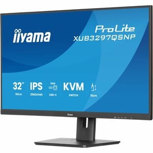iiyama ProLite XUB3297QSNP-B1 32 Zoll Klasse WQHD LED-Monitor - 16:9 Format - Mattschwarz - 80 cm (31,5 Zoll) Viewable - I