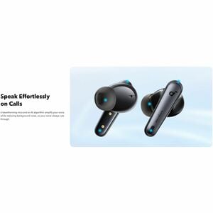 soundcore Liberty 4 True Wireless Earbud Stereo Earset - Black Velvet - Binaural - In-ear - Bluetooth - Noise Canceling