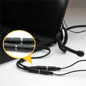 StarTech.com 20.07 cm (7.90") Mini-phone Audio Cable - 1 Each - Cable for Audio Device, Notebook, Headset, Headphone, Spea