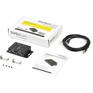 StarTech.com Serial Hub - External - 1 - TAA Compliant - USB - PC, Mac - 2 x Number of Serial Ports External - 1 x Number 