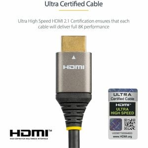 StarTech.com 2 m (78.74") HDMI A/V Cable - 1 - Cable for Audio/Video Device, Monitor, TV, Workstation, Apple TV, Projector