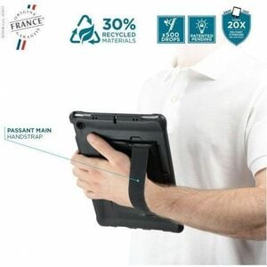 MOBILIS PROTECH Carrying Case for 20.3 cm (8") Samsung Galaxy Tab Active5 Tablet - Black - Drop Resistant, Shock Resistant