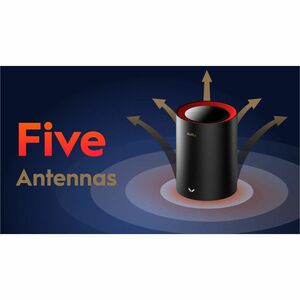 Cudy M3000 Wi-Fi 6 IEEE 802.11 a/b/g/n/ac/ax Ethernet Wireless Router - Dual Band - 2.40 GHz ISM Band - 5 GHz UNII Band - 