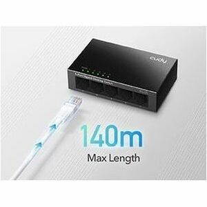 Cudy 5-Port Gigabit Desktop Switch - 5 Ports - Gigabit Ethernet - 10Base-T, 100Base-TX, 1000Base-T - 2 Layer Supported - T