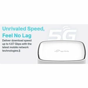 TP-Link NX220V Wi-Fi 6 IEEE 802.11a/b/g/n/ac/ax/k/v/r Ethernet, Cellular Modem/Wireless Router - 5G - LTE, DC-HSDPA, HSPA+