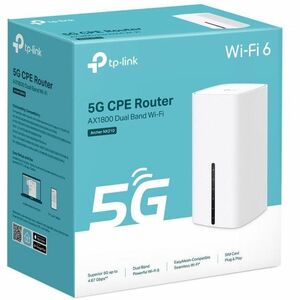 TP-Link Archer NX210 Wi-Fi 6 IEEE 802.11 a/b/g/n/ac/ax 1 SIM Cellular Modem/Wireless Router - 5G - LTE 2100, LTE 850, LTE 