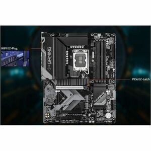 GIGABYTE Ultra Durable B760 G X WF6E GEN5 Gaming Desktop Motherboard - Intel B760 Chipset - Socket LGA-1700 - ATX - Core, 