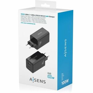 CARGADOR GAN 100W 2XUSB-C PD3.0 QC 4.0 QC 5.0 1XUSB-A QC 3.0