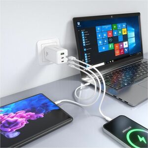 CARGADOR GAN 100W 2XUSB-C PD3.0 QC 4.0 QC 5.0 1XUSB-A QC 3.0