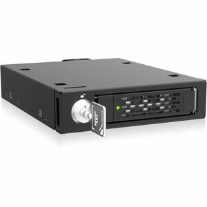 Icy Dock ToughArmor MB601V5K-B Drive Enclosure for 3.5" U.2, U.3, PCI Express NVMe - PCI Express Host Interface External -