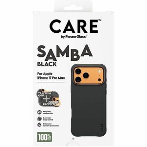 CARE Case for Apple iPhone 17 Smartphone - Black - Wireless Charging Compatible