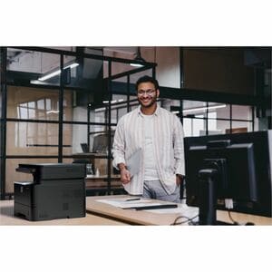 HP 323d Wired Laser Multifunction Printer - Monochrome - Copier/Printer/Scanner - 1200 x 1200 dpi Print - Automatic Duplex