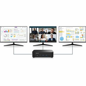 Asus NUC 14 Essential NUC14MNK Desktop Computer - Intel N-Series N150 - 8 GB - 128 GB SSD - Mini PC - Black - Intel Chip -