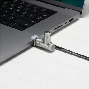 Targus HyperShield HS5910GL Cable Lock For Notebook - 1.98 m Cable - Portable - Keyed Lock - Silver - Galvanized Steel - F