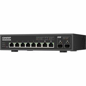 QNAP QSW QSW-L3208-2C6T 8 Ports Manageable Ethernet Switch - Gigabit Ethernet, 2.5 Gigabit Ethernet, 5 Gigabit Ethernet, 1