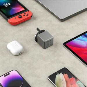 Alogic Cube 70 W AC Adapter - 1 Pack - Universal Adapter - 2 USB Type-C - For Micro USB Devices, Lightning Device, Noteboo