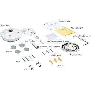 VIGI InSight S655I 5 Megapixel Indoor Network Camera - Colour - Fisheye - 10 m Infrared Night Vision - H.265+, H.265, H.26