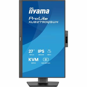 iiyama ProLite XUB2790QSUH-B2 27 Zoll Class Webcam WQHD LED-Monitor - 16:9 Format - Mattschwarz - 68,6 cm (27 Zoll) Viewab