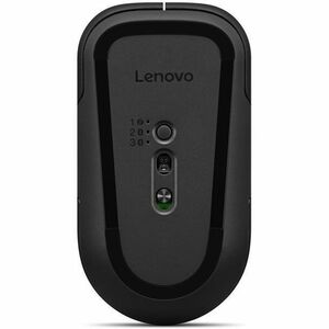 Lenovo Pro Plus 6050 Full-size Mouse - Bluetooth/Radio Frequency - USB Type A - Optical - 10 Button(s) - Eclipse Black - 1