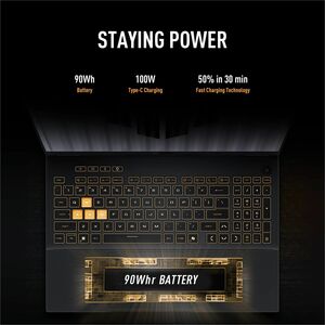 FX608JHR-RV045W Jaeger Gray 16in FHD+ (1920 x 1200) Nontouch Corei7-14650HX Processor 2.2 GHz 16GB 1TB GeForce RTX5050 8GB