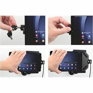 Brodit Tablet PC Tablet PC Holder - Portrait, Landscape - Acrylonitrile Butadiene Styrene (ABS), Acetal Plastic - Black - 