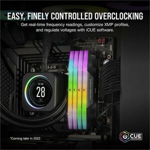 Módulo RAM Corsair Vengeance RGB para Placa Base, Computadora de juegos - 64GB - RGB - DDR5-6000/PC5-48000 DDR5 SDRAM - 60