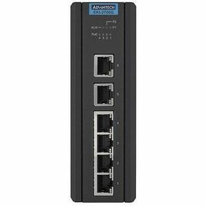 Advantech EKI-2706G Ethernet Switch - 6 Ports - Gigabit Ethernet - 10/100/1000Base-T - 2 Layer Supported - 4.32 W Power Co