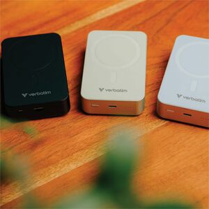 Power Bank Verbatim Charge 'n' Go Essentials - Nero - Per Dispositivo Android, iPhone, Smartphone - 1 x Type-C 35 W - 2000