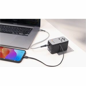 Adattatore CA Verbatim - 85 W - Adattatore universale - 1 USB - 3 USB Type-C - Per Computer portatile, Smartphone, Diffuso
