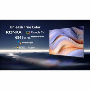 Konka 684 KUD50XG684AN 50" Smart LED-LCD TV - 4K UHDTV - High Dynamic Range (HDR) - Black - HDR10 - Direct LED Backlight -