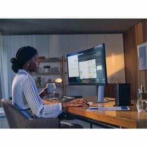 HP EliteDesk 8 G1a Desktop Computer - AMD Ryzen AI 7 350 - 64 GB - 1 TB SSD - Mini PC - Jack Black - AMD Chip - Windows 11