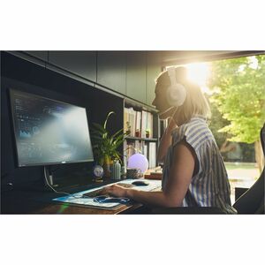 JBL Quantum 100M2 Wired On-ear, Over-the-head, Over-the-ear Stereo Gaming Headset - White - Binaural - Ear-cup - 32 Ohm - 