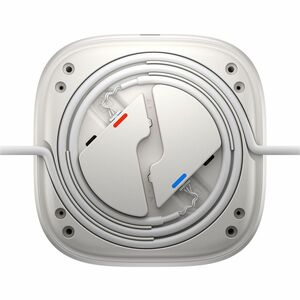 HP Poly Studio A2 White Table Microphone w/ Mounting Plate I/O cables