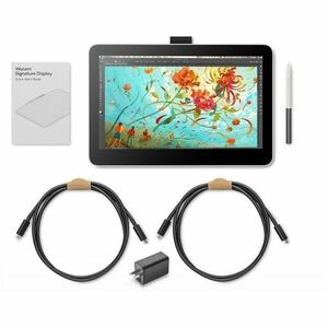 Wacom One Tableta gráfica - 33.8cm (13.3") LCD Full HD - Pantalla Táctil - Pantalla Multi-táctil - Cable - 4096 Nivel de p